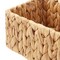 Casafield Set of 2 Bathroom Storage Baskets, Seagrass - Water Hyacinth, Woven Toilet Tank Topper Bins for Organizing Tissues, Toilet Paper, Toiletries, Shelves
